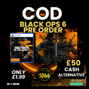 BLACK OPS 6 PREORDER + STEELBOOK (ONLY 66 TICKETS)