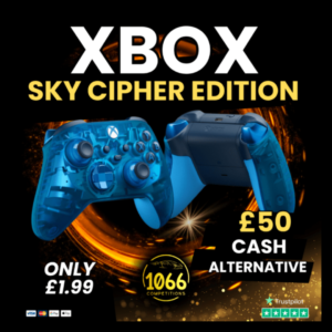 XBOX SKY CIPHER SPECIAL EDTION CONTROLLER (ONLY 66 TICKETS)