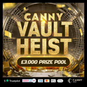 £3000 VAULT HEIST + £150 END DRAW