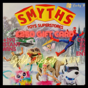 £250 Smyths Toys Gift Card Instant Wins Competition For Just 59p