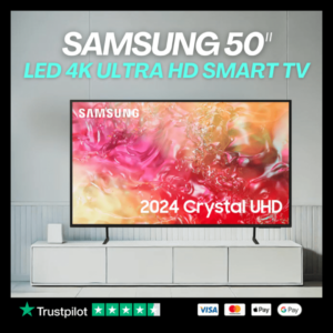 Samsung 50″ Led 4K Ultra HD Smart TV (£250 Cash Alt)