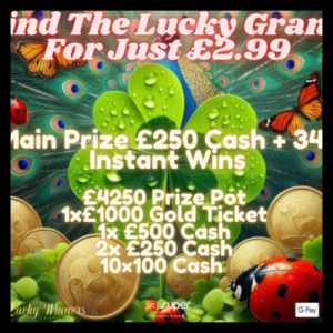 Find The Lucky Grand Low Odds For Just £2.99
