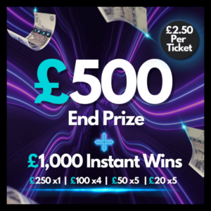 £500 End Prize + £1,000 Instant Wins