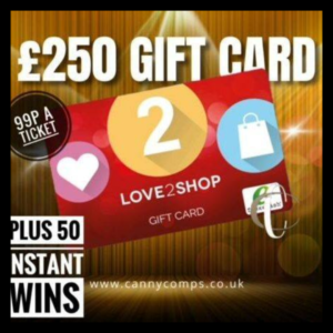 £250 LOVE 2 SHOP or CASH