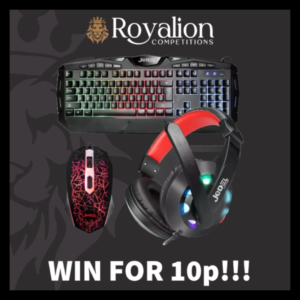 Win Jedel CP-04 RGB 4-in-1 Gaming Starter Kit – Keyboard, Mouse, Headset & XL Gaming Mat (Set of 4)