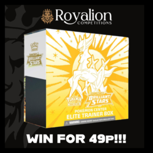 Win Pokémon TCG: Sword & Shield-Brilliant Stars Pokémon Center Elite Trainer Box