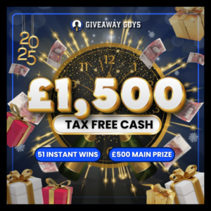 NEW YEAR £1500 GIVEAWAY!