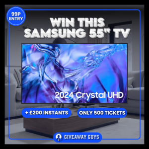 SAMSUNG 55 INCH TV GIVEAWAY!