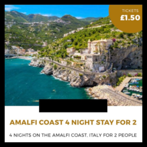 Amalfi Coast 4 Night Stay for 2