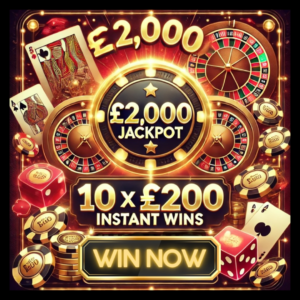£2,000 Cash + 10 x £200 Cash Instant Wins