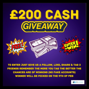 £200 Cash Giveaway