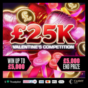❤️ £25,000 VALENTINES + £5000 END DRAW ❤️