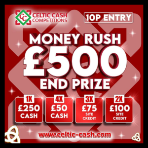 Win Win Win 🥇 £500 End Prize & 10 Instant Wins 10p
