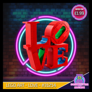*AUTO DRAW* – Lego Art – Love – 31214