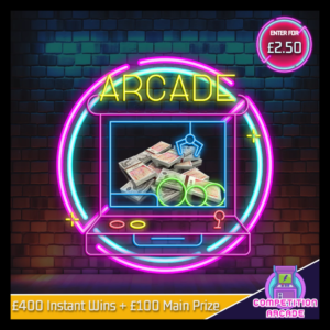 £100 Main Prize – £400 Instant Wins!