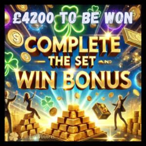Complete The Set And Win Bonus Instant Wins Competition