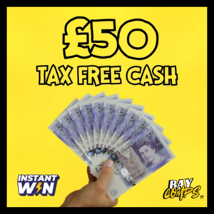 £50 Instant Win – LOW ODDS