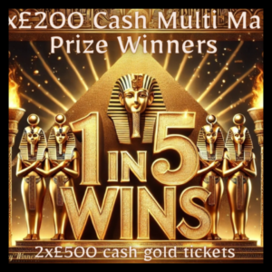 Multi Winners 1 In 5 Tickets Wins Competition