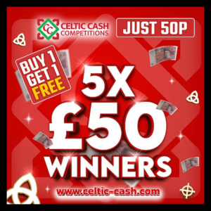 5 x Winners of £50 - Paid into your account within the hour 💪🤩💪🤩