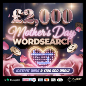 £2000 MOTHERS DAY WORDSEARCH