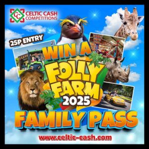 2 x Lucky 🍀 Winners - A Family pass to Folly Farm