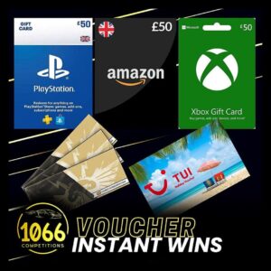 £250 Voucher of your choice! + Instant Wins!