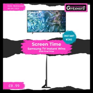 Screen Time Instant Wins + £100 Final