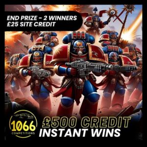 Credit Chaos – £500 Worth of Instant Wins! 2 End Prize Winners of £25 Site Credit!