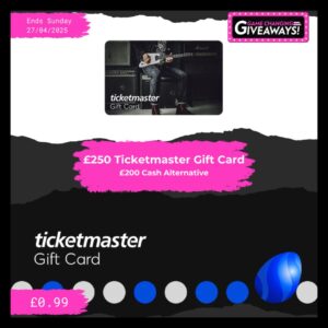 £250 Ticketmaster Gift Card