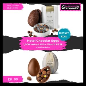 Hotel Chocolat Easter Egg Instant Wins + £50 Final Prize