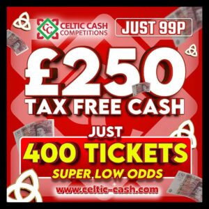 Super low odds !! ONLY 400 tickets - 99p a ticket 🎟️