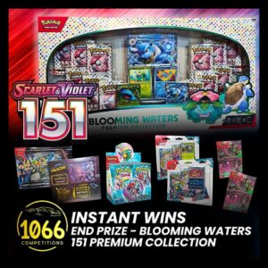 Pokémon 151 Blooming Waters + Instant Wins!