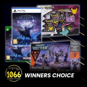 Winner’s Choice – Pokémon, Warhammer, or Gaming!