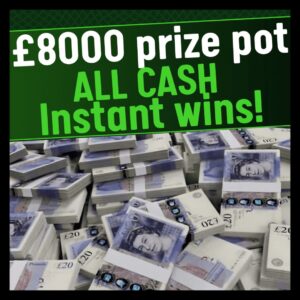 Wow, £8000 prize pot