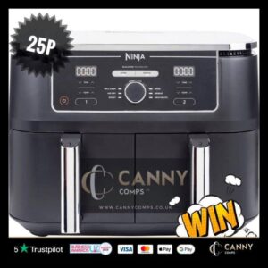 NINJA AIR FRYER or CASH + INSTANT WINS