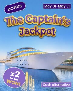 <span style="color:#d4af37;">The Captain’s Jackpot</span>