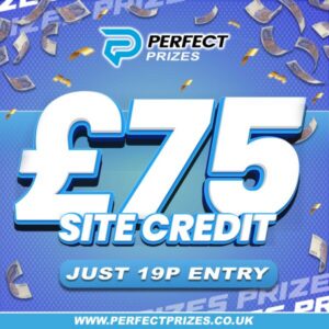 <span style="color:#d4af37;">£75 SITE CREDIT – JUST 19p Per Ticket</span>