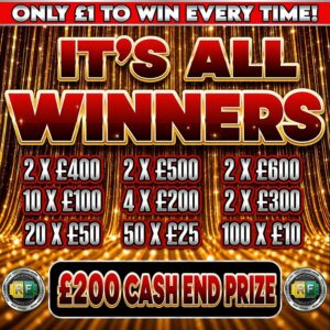 <span style="color:#d4af37;">IT’S ALL WINNERS</span>