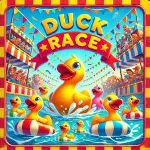 <span style="color:#d4af37;">DUCK RACE</span>