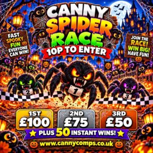 <span style="color:#d4af37;">CANNY SPIDER RACE</span>